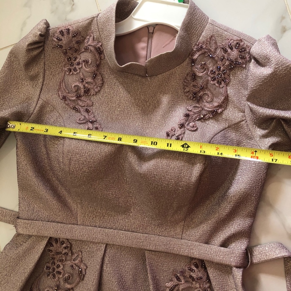 Evening maxi shiny dress - Picture 5 of 8